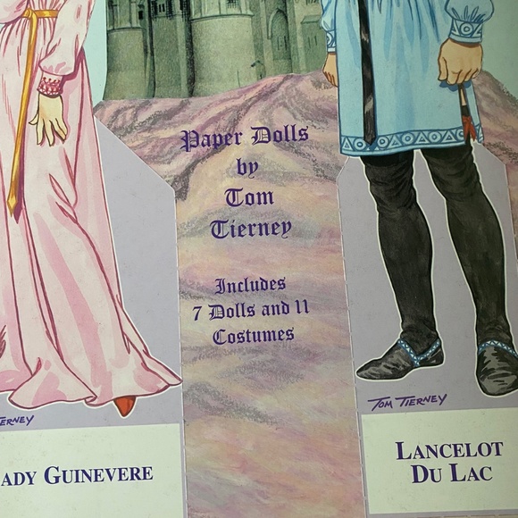 Camelot Paperdolls book by Tom Tierney - Picture 2 of 5